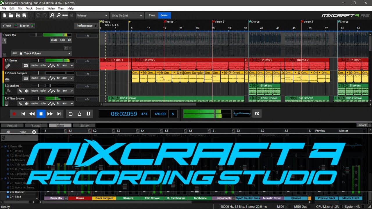 Mixcraft Pro Studio Crack v9.0 Build 477+ Registration Code Free 2022