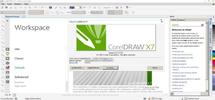 Corel Draw x7 Crack X7 24.0.0.301 + Keygen Free Download Full Version