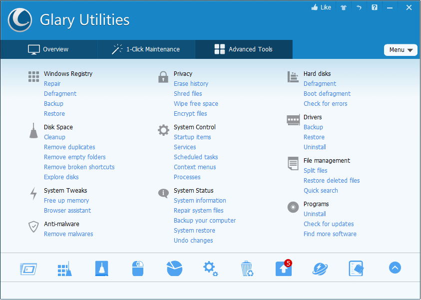Glary Utilities Pro Crack 5.191.0.220 + Product Key Free Download 2022
