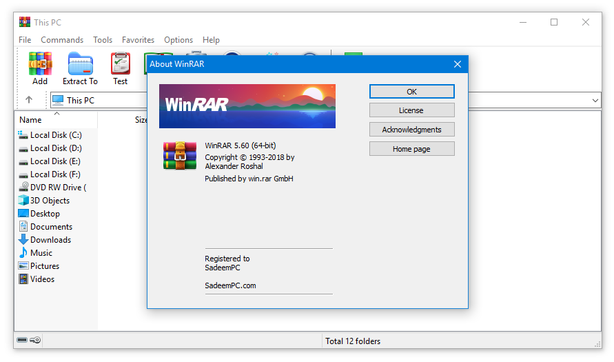 WinRAR Crack 6.12 + License Key Full Latest Version Free Download
